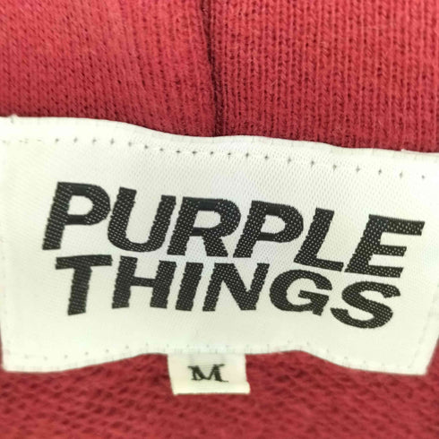 パープルシングス PURPLE THINGS ロゴ刺繍 プルオーバーパーカー メンズ import:M